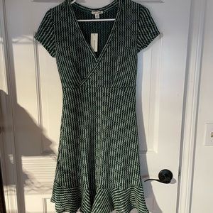NWT Green Knitted/Crochet style Dress